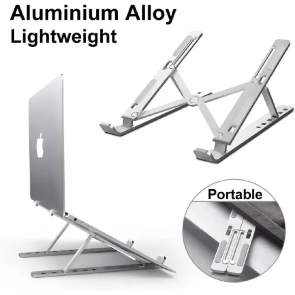 Adjustable Aluminum Laptop & Tablet Stand