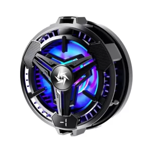 Magnetic phone cooler with RGB lights and digital display